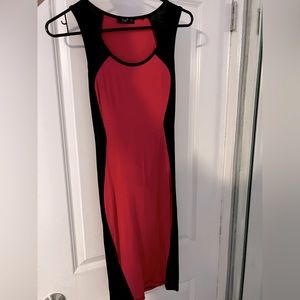 Small black and pink dress. Fits soo cute. Worn once.